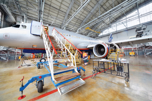 repairing aircraft